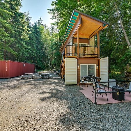 Unique Container Studio With Deck And Fire Pit! Buckley Zewnętrze zdjęcie